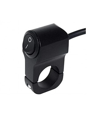 Acube Mart 7/8 Handlebar Mount on-Off DC 12V Electrical System 3 A One Way Switch for Motorbike Fog Lamp/Head Light