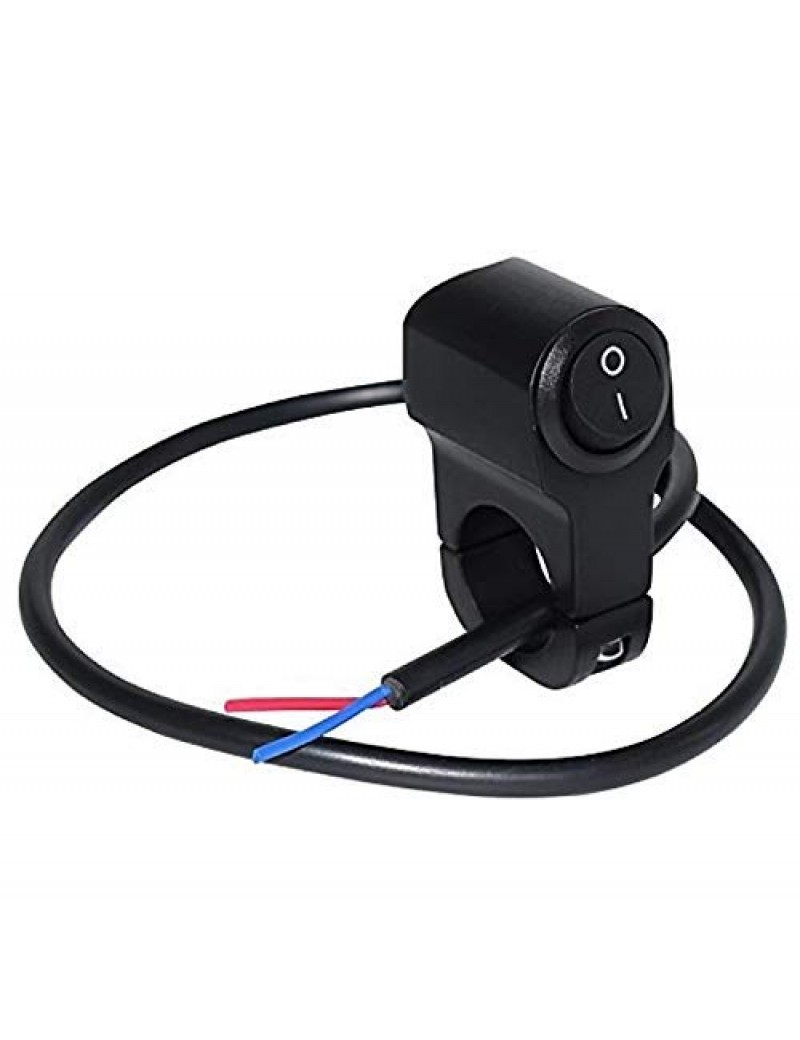 Acube Mart 7/8 Handlebar Mount on-Off DC 12V Electrical System 3 A One Way Switch for Motorbike Fog Lamp/Head Light