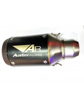 acube mart AR austin racing exhaust Universal For Bike Universal For Bike Full Exhaust System  balck ARB-1 (Stainless Steel)