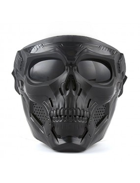 Acube Mart goblin Skull Goggle Mask Riding Mask Safety Road Riding UV Motorbike Glasses black