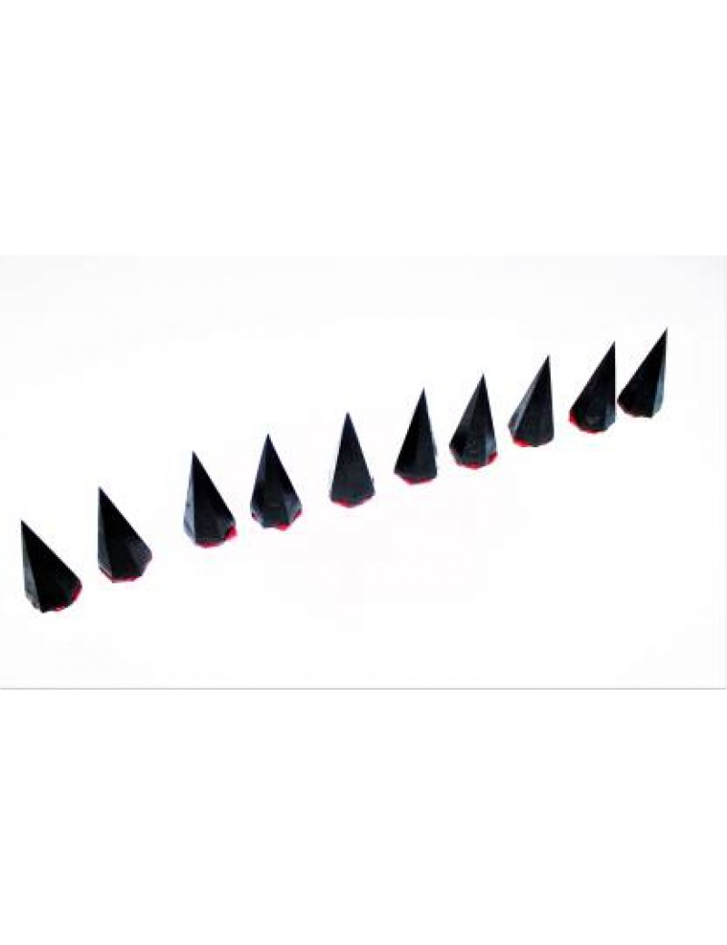 Acube Mart helmet spikes for all helmets (black)