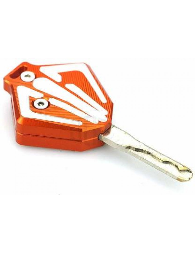 Acube Mart Motorcycle CNC Aluminum Key Case Shell Protection Decorate Universal for KTM DUKE 390 125 200 250 2013-2017 2018 Orange