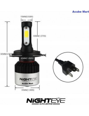 Acube Mart night eye LED Headlight bulb Universal For Bike