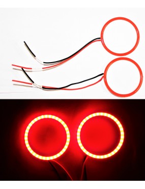 Acube Mart KTM RC 125/200/390 ANGEL EYES RING LIGHT FOR HEADLIGHT (RED) 2pc