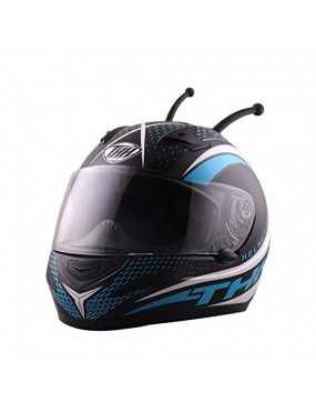 Acube Mart Helmet Mohawk Spike/Antenna/Alien Horns for Bike (Black)