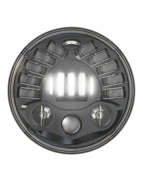 Acube mart Royal enfield / thar 7inch butterfly headlight with indicator 110watt