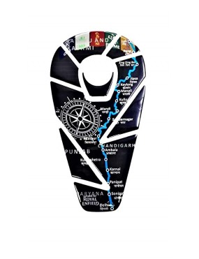 Acube Mart ladakh Bullet Full Tank Pad Tank Sticker Protector Pad for Royal Enfield Classic 350