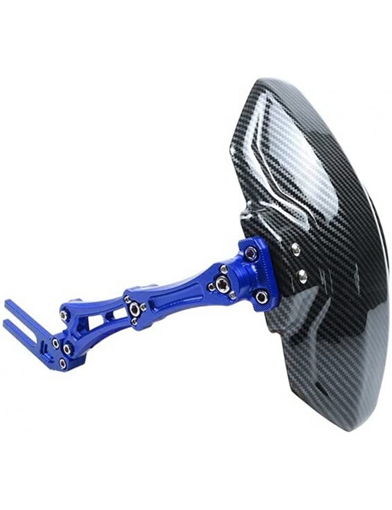 Acube Mart Carbon Fiber tyre Hugger Motorcycle Rear Mudguard Splash Guard for All Bikes blue TH-1