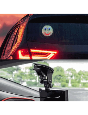 Acube Mart 32x32 RGB Full Color Emoji Picture LED Car Display for rear window (bluetooth connection)