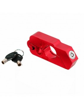 Acube Mart CNC Anti-Theft Lock Bike Motorcycle Handlebar Brake Clutch Security (red)