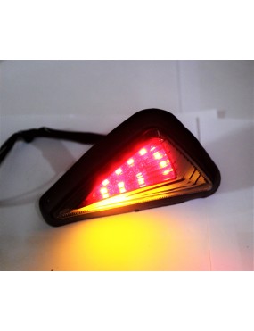 Acube mart flush mount running indicator with red drl 2pc