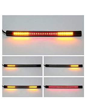 Acube Mart niversal License Plate LED Light Strip with 48 SMD LEDs for Brake Stop Turn Signal (8 Inches, DC 12V, 3M Adhesive)