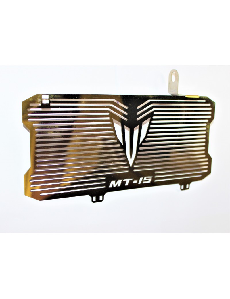 Acube Mart MT 15 Radiator Grill Guard dash Bike Radiator Guard golden  (Yamaha)