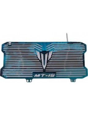 Acube Mart MT 15 Radiator Grill Guard dash Bike Radiator Guard blue(Yamaha)