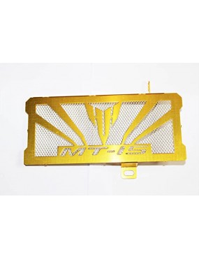 Acube Mart Yamaha MT 15 Radiator Grill Guard with Jali (Golden)