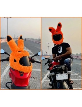 Acube Mart Helmet Cover for Motorcycle pikachu Helmet Cover for Full Helmets Cartoon Protective Cover orange HC-20