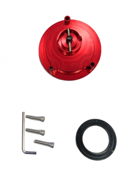 Acube Mart CNC Quick Release Gas Fuel Cap For Yamaha R15 V3, V4,M, MT 15 (red)
