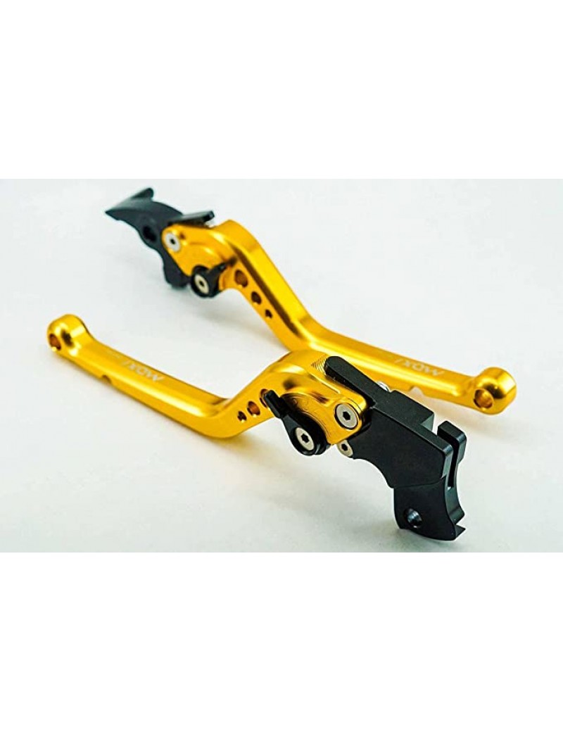 Acube Mart R15 v3 Adjustable Brake Clutch Lever (Gold)