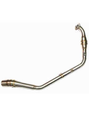 Acube Mart R15v3/MT15 BS6 bend pipe with catalytic converter stainless steal 