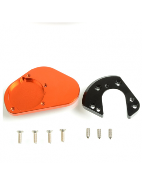 Acube Mart ktm duke/rc CNC Aluminum Kickstand Side Stand Extension Pad Plate (power parts)