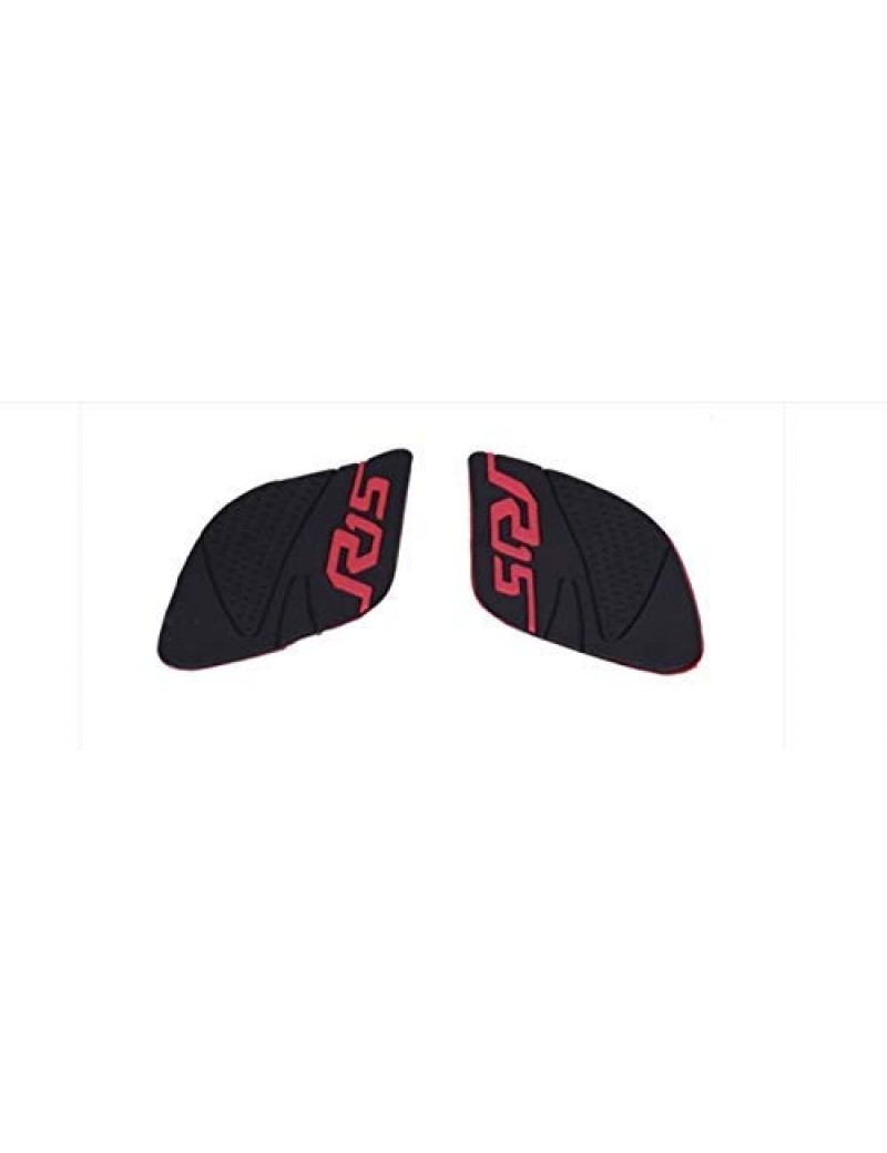 Acube mart Yamaha R15 Traction Pad Tank Pad Side Grip for Thigh Touring and Street Riding Accessories (black/red)