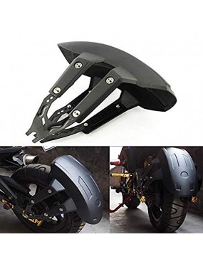 Acube Mart Motorcycle Dirt Bike Rear Fender Mud Dust Wheel Splash Mudguard tyre hugger Universal black